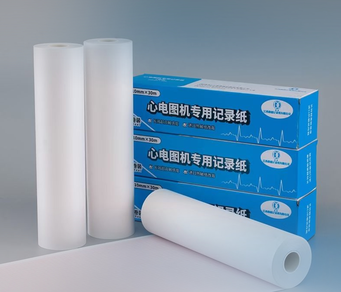 Factory Price 112mm X 20m Thermal ECG Paper Roll Medical Recording Paper